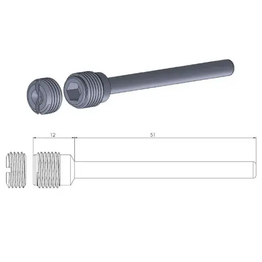 [MI-30-5017] MINO :  ( 30-5017 ) Brake pad pin set