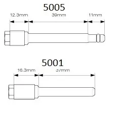 [MI-30-6001-6] MINO :  ( 30-6001 ) Brake pad pin Set-5001-5005