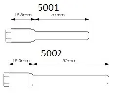 [MI-30-6003] ( 30-6003 ) Brake pad pin Set-5001-5002