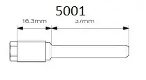 [MI-30-6010] MINO :  ( 30-6010 ) Brake pad pin Set Caliper 30-3001