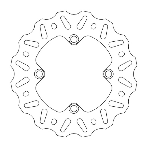 [MI-33-6361] MINO  Nitro rear disc Kawasaki: KX85