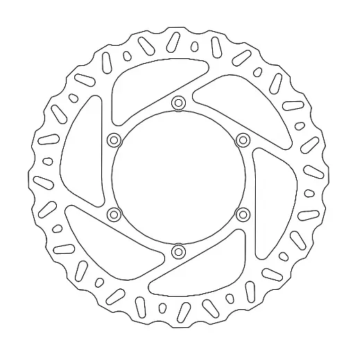 [MI-33-6677] MINO : (33-6677 )  Nitro front disc Yamaha: YZF250/450 2016-->