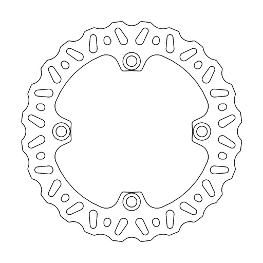 [MI-33-6715] MINO  Nitro rear disc Honda: CR 125/250/500