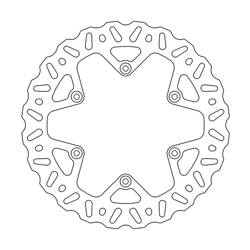 [MI-33-6724] MINO : (33-6724 )  Nitro rear disc Yamaha YZ450F 2018->