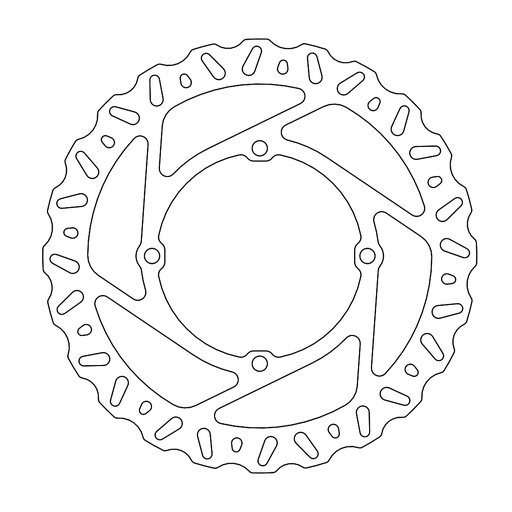 [MI-33-6726] MINO  Nitro front disc Suzuki: RMZ450 2018->