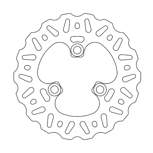 [MI-33-6799] MINO : (33-6799 )  Nitro front disc Honda: TRX250R/X, TRX300EX, 400EX