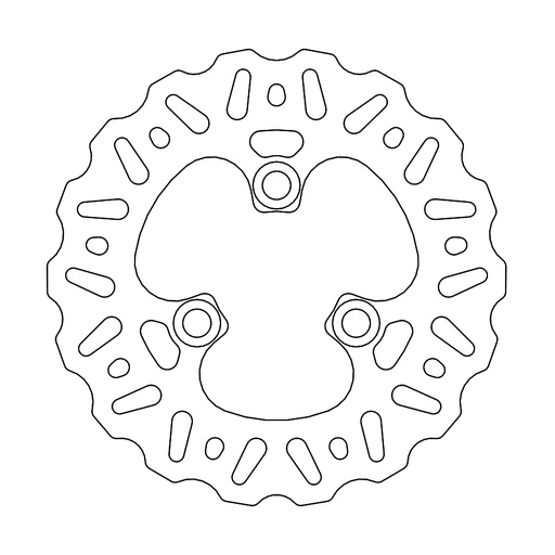 [MI-33-6801] Nitro front disc Suzuki: LT230E/LT230/LT250/S, LT400Z, Kawasaki: KFX400