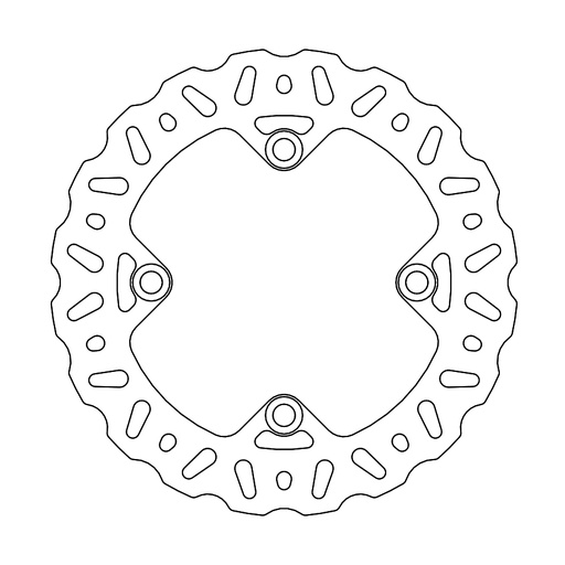 [MI-33-6803] Nitro rear disc Honda: XR250/400/600/650L, Kawasaki: KFX400