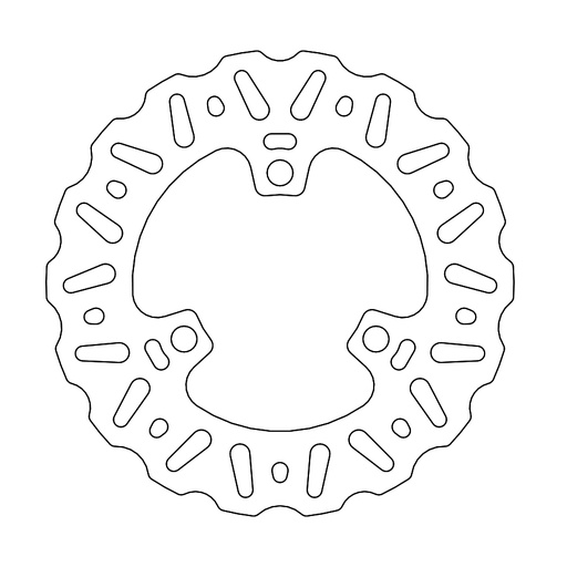 [MI-33-6804] MINO : (33-6804 )  Nitro rear disc Honda: TRX450R