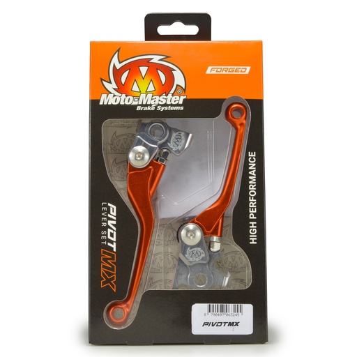 [101855] Moto-Master :  MX Pivot Lever set - Forged Orange: SX85/TC85