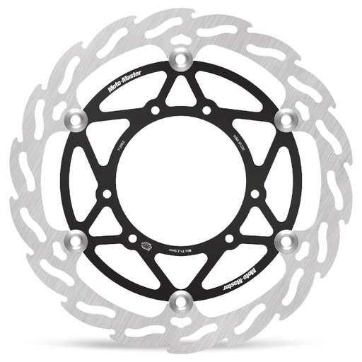 [112082] Moto-Master : Flame MX disc | Floating | Front | Ø270mm | Black | Honda: CR125/250/500, CRF250/450