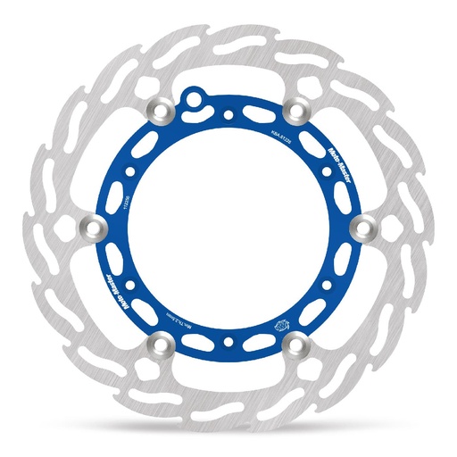 [112256] Moto-Master : Flame MX disc | Floating | Front | Ø260mm | Blue | Husqvarna
