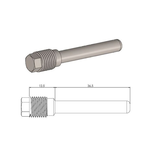 [213021] Moto-Master : brake pad pin