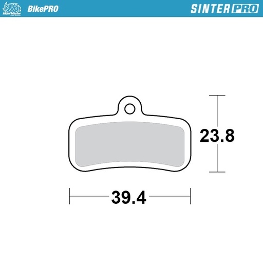 [730346] Moto-Master :  Brake pad bicycle Sinter Pro: Shimano/Tektro/TRP