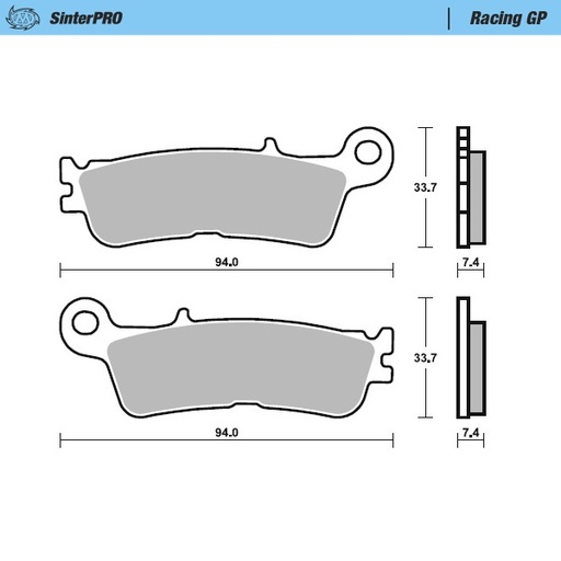 [99812] Moto-Master :  Brake pads Racing GP