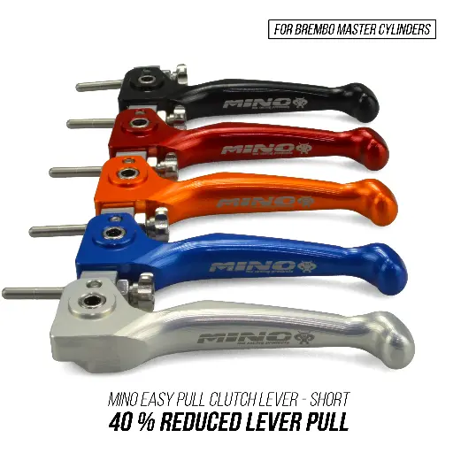 MINO : ( 13-7002 ) Brembo short, light-duty clutch lever complete.For  Super smooth operation.