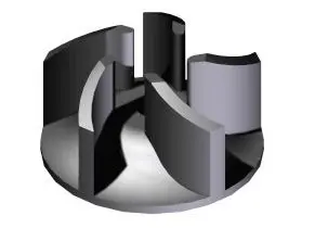 [MI-16-2095] MINO :  (2095) Proppelor black KTM 65/50 10/14 / KTM 300 EXC 07-14 