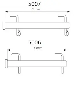 [MI-30-6006-6] MINO :  ( 30-6006 ) Brake pad pin Set-5006-5007 