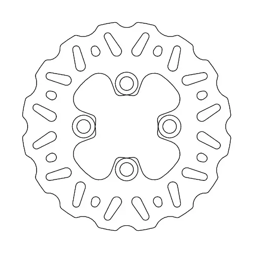 [MI-33-6800] MINO  Nitro front disc Yamaha: Banshee YZF350, Warrior YFM350, Raptor 